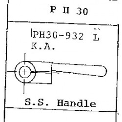 Kneading Arm Handle SS LH